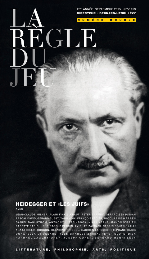 Cover image for book La règle du jeu n°58-59