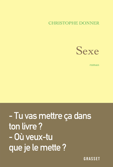 Cover image for book Sexe
