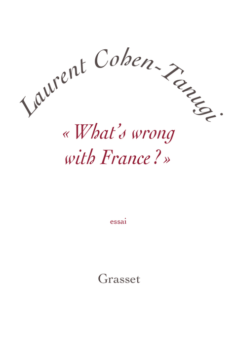 Cover image for book «What's wrong with France ?»
