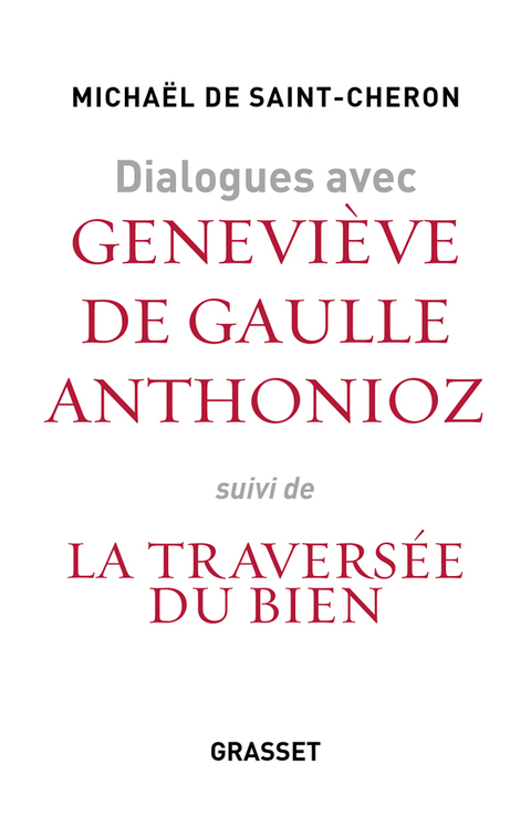 Cover image for book Dialogues avec Geneviève de Gaulle Anthonioz