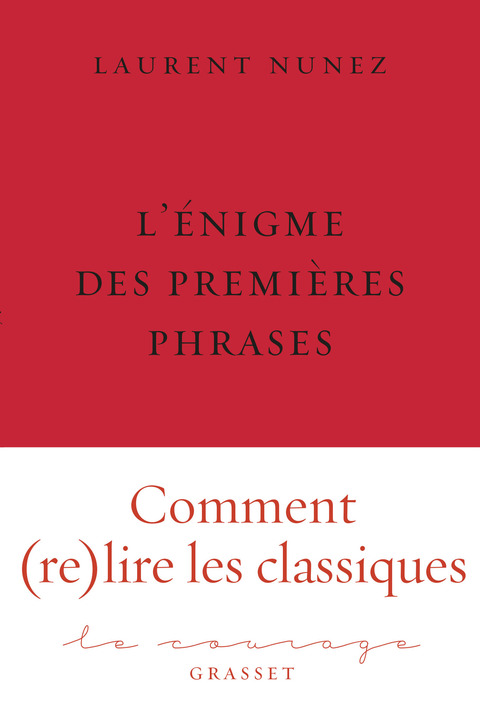 Cover image for book L'énigme des premières phrases
