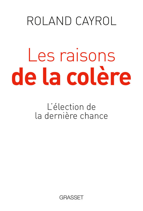 Cover image for book Les raisons de la colère