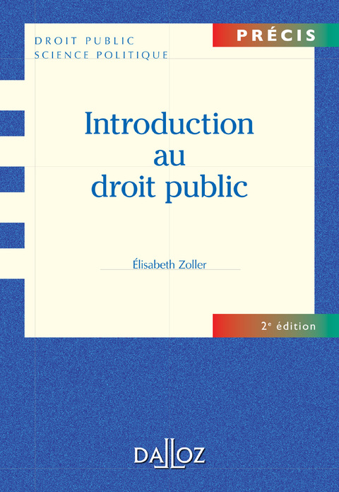 Cover image for book Introduction au droit public
