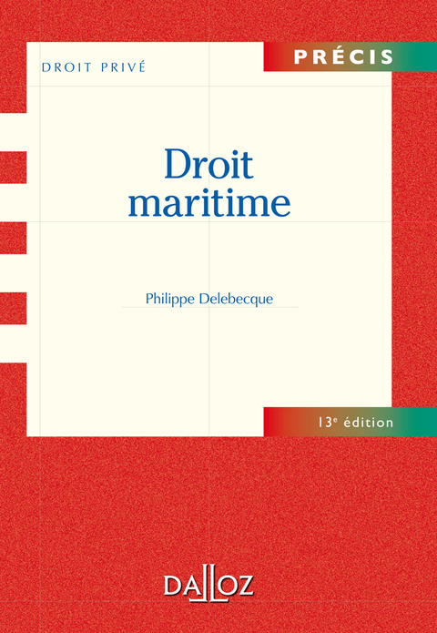 Cover image for book Droit Maritime