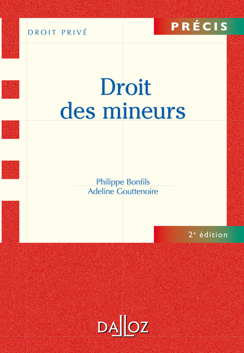 Cover image for book Droit des mineurs