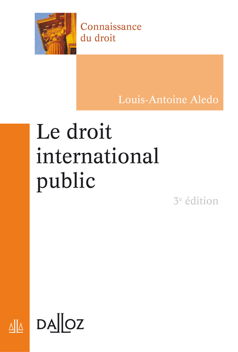 Cover image for book Le droit international public