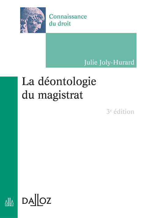 Cover image for book La déontologie du magistrat