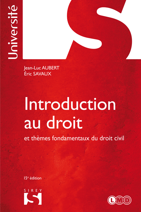 Cover image for book Introduction au droit et thèmes fondamentaux du droit civil