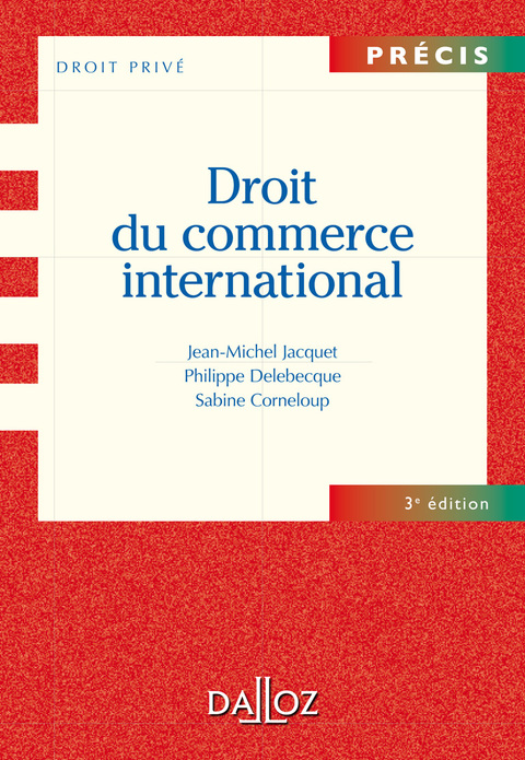 Cover image for book Droit du commerce international