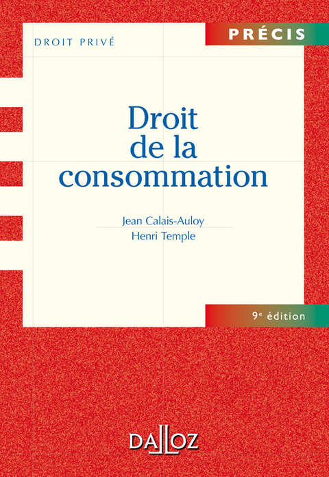 Cover image for book Droit de la consommation