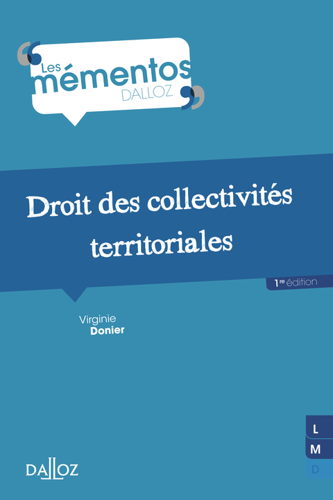 Cover image for book Droit des collectivités territoriales