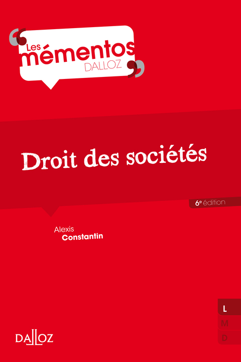 Cover image for book Droit des sociétés