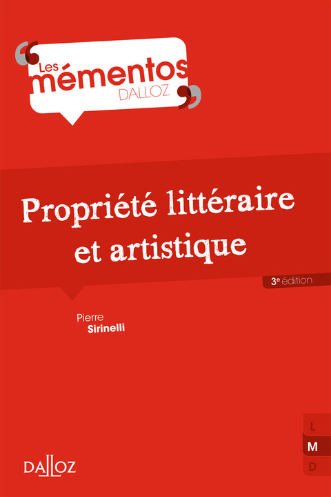 Cover image for book Propriété littéraire et artistique