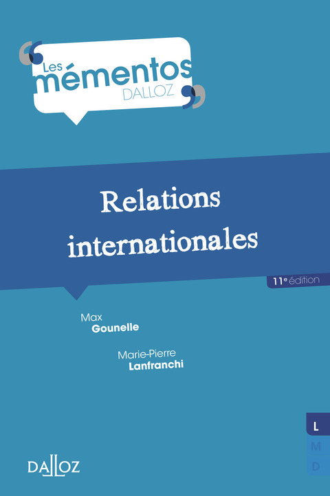 Cover image for book Relations internationales - 11e éd.