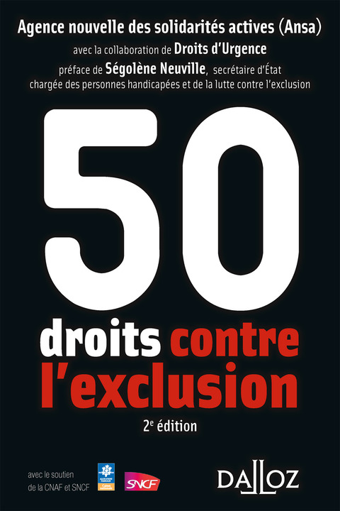 Cover image for book 50 droits contre l'exclusion