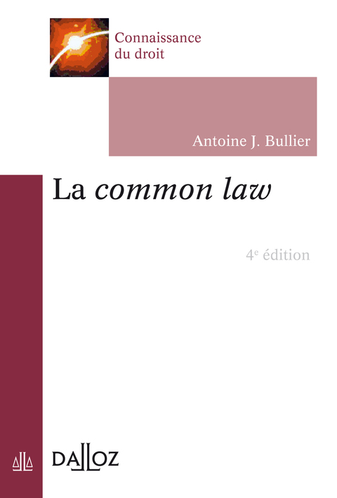 Cover image for book La common law