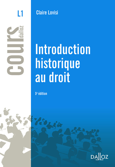 Cover image for book Introduction historique au droit