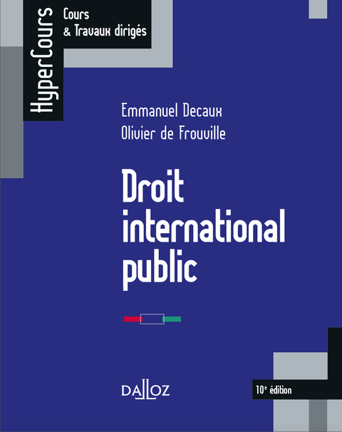 Cover image for book Droit international public