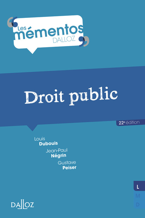 Cover image for book Droit public