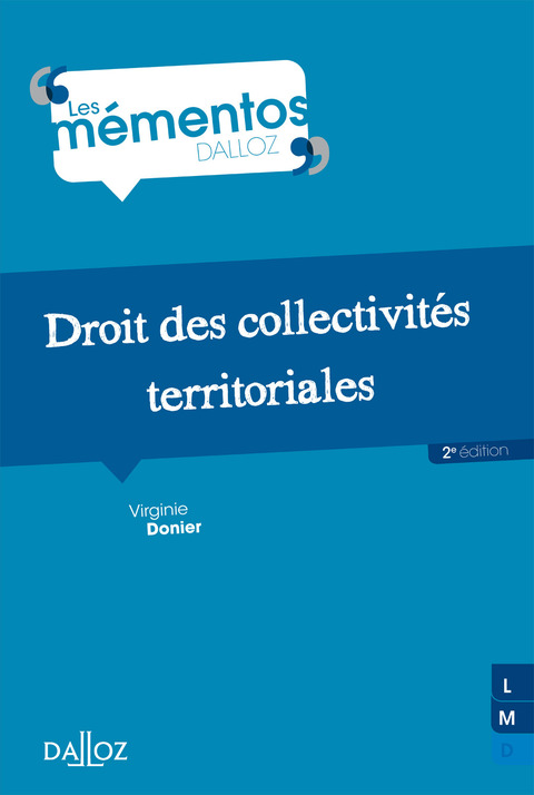 Cover image for book Droit des collectivités territoriales