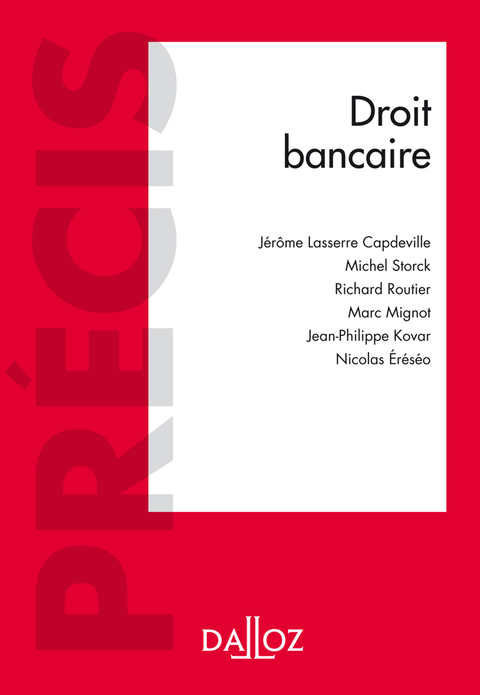 Cover image for book Droit bancaire