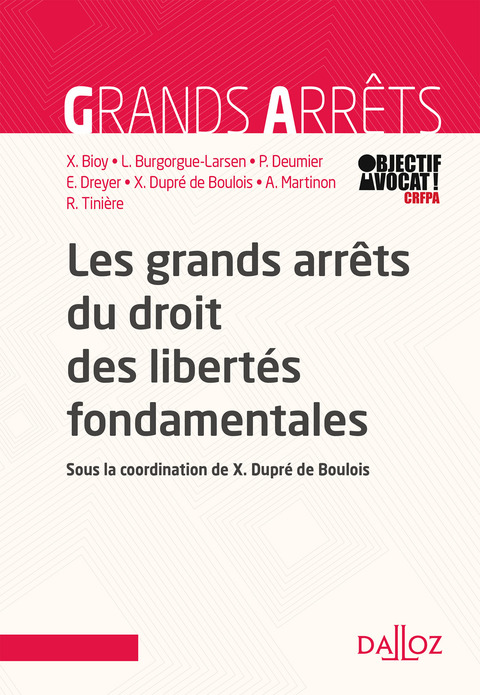 Cover image for book Les grands arrêts du droit des libertés fondamentales