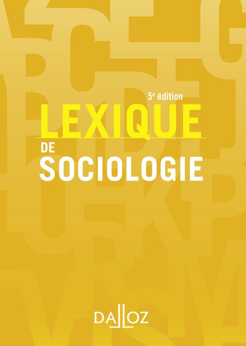 Cover image for book Lexique de sociologie