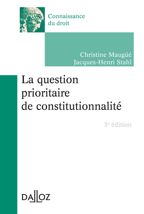Cover image for book La question prioritaire de constitutionnalité