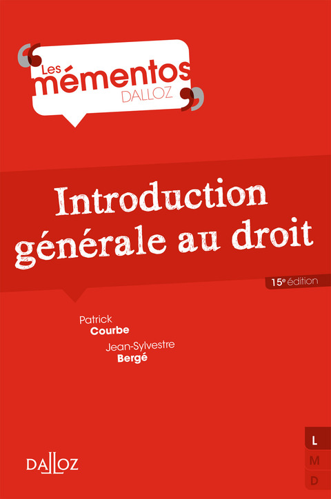 Cover image for book Introduction générale au droit