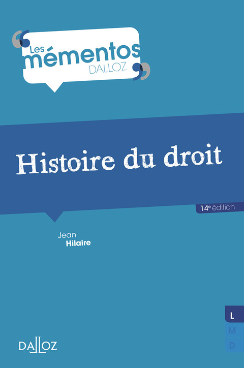 Cover image for book Histoire du droit. Introduction historique au droit et Histoire des institutions publiques