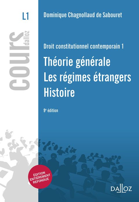Cover image for book Droit constitutionnel contemporain 1. Théorie générale - Régimes étrangers - Histoire