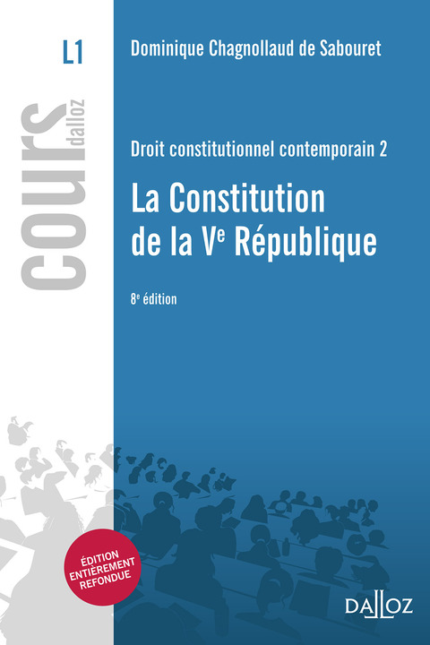 Cover image for book Droit constitutionnel contemporain. 2. La Constitution de la Ve République