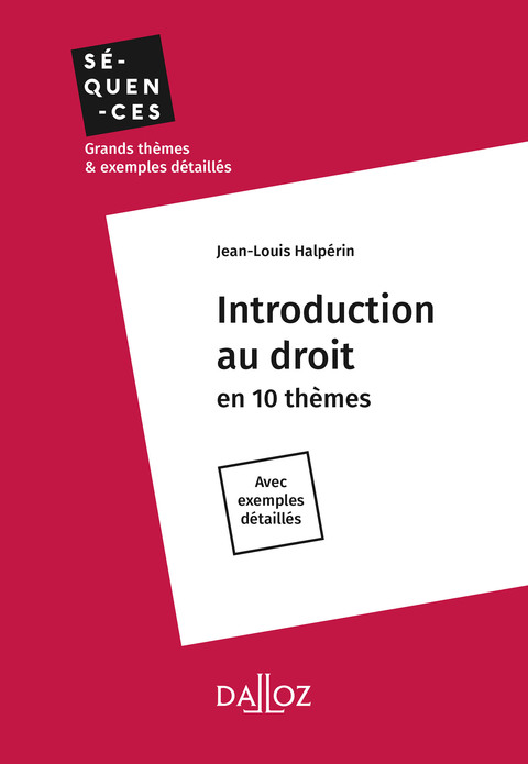 Cover image for book Introduction au droit - Intégrale