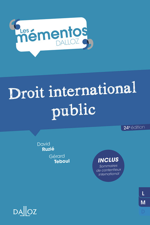 Cover image for book Droit international public