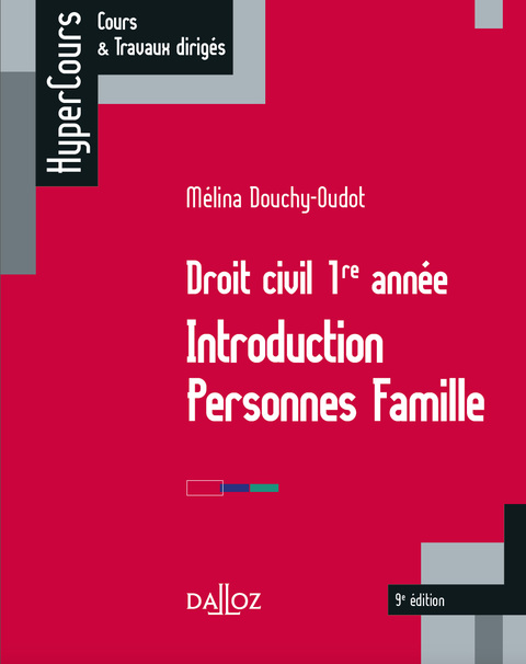 Cover image for book Droit civil 1re année. Introduction Personnes Famille