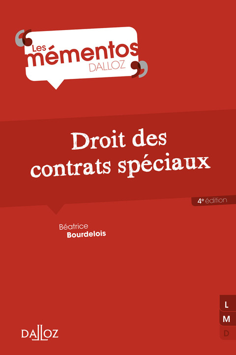 Cover image for book Droit des contrats spéciaux