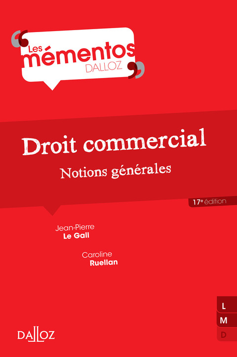 Cover image for book Droit commercial. Notions générales