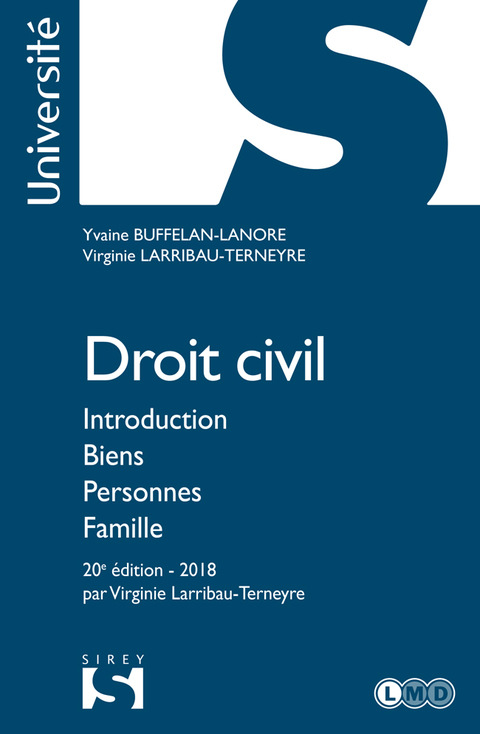 Cover image for book Droit civil. Introduction Biens Personnes Famille