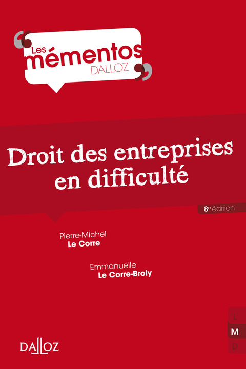 Cover image for book Droit des entreprises en difficulté