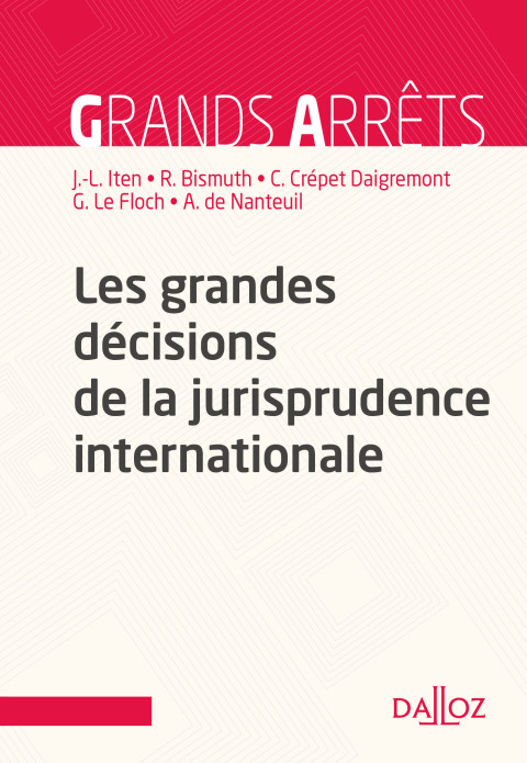 Cover image for book Les grandes décisions de la jurisprudence internationale