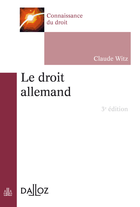 Cover image for book Le droit allemand