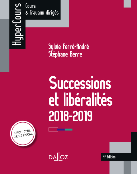 Cover image for book Successions et libéralités