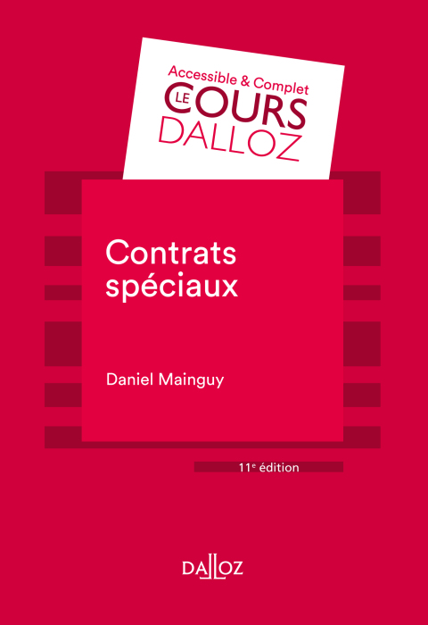 Cover image for book Contrats spéciaux