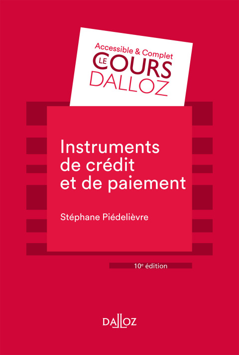 Cover image for book Instruments de paiement et de crédit