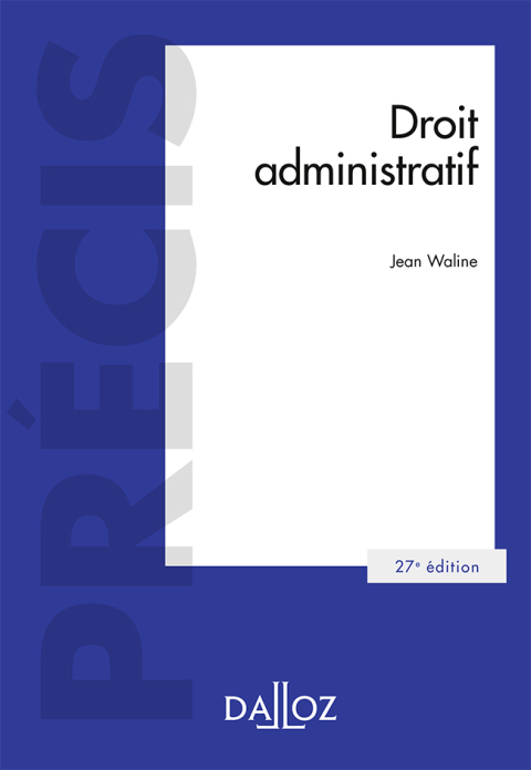 Cover image for book Droit administratif