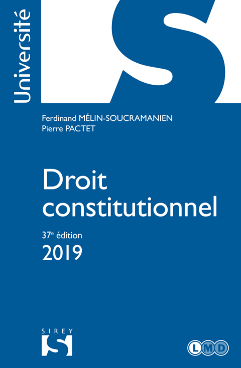 Cover image for book Droit constitutionnel 2019