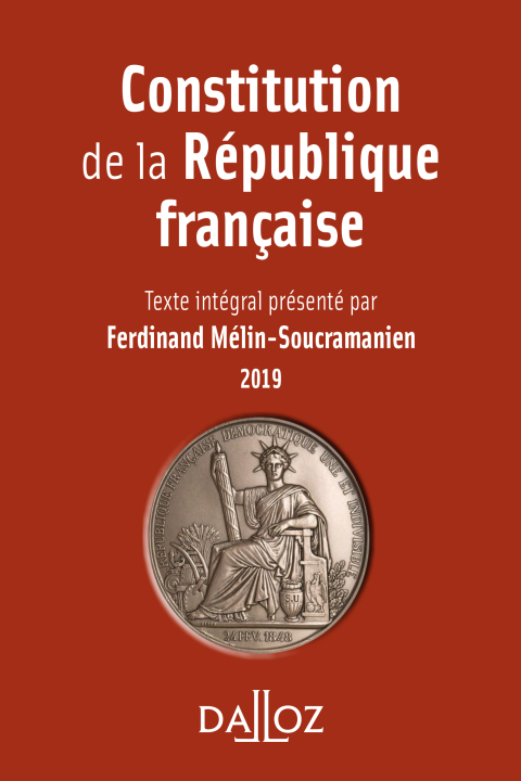 Cover image for book Constitution de la République française. 2019