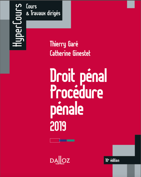 Cover image for book Droit pénal. Procédure pénale