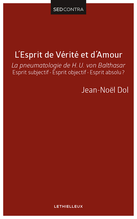 Cover image for book L'Esprit de Vérité et d'Amour