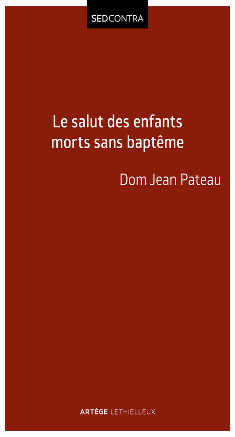 Cover image for book Le salut des enfants morts sans baptême